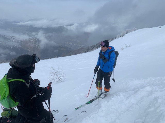 Des élèves du C.O. de Saint-Maurice s'essaient au sauvetage en montagne
